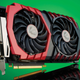 A photo of a graphics card.